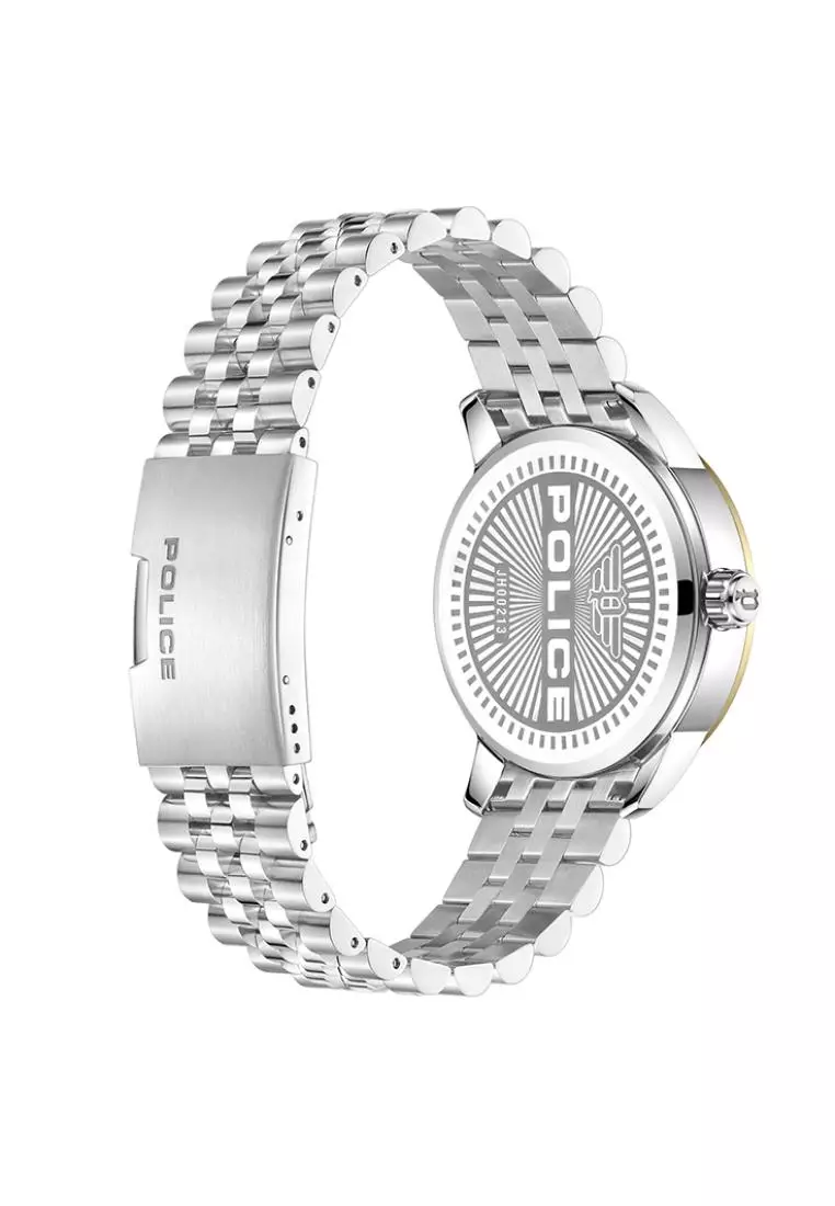 Buy Police Police Raho Silver Stainless Steel Analog Quartz Watch