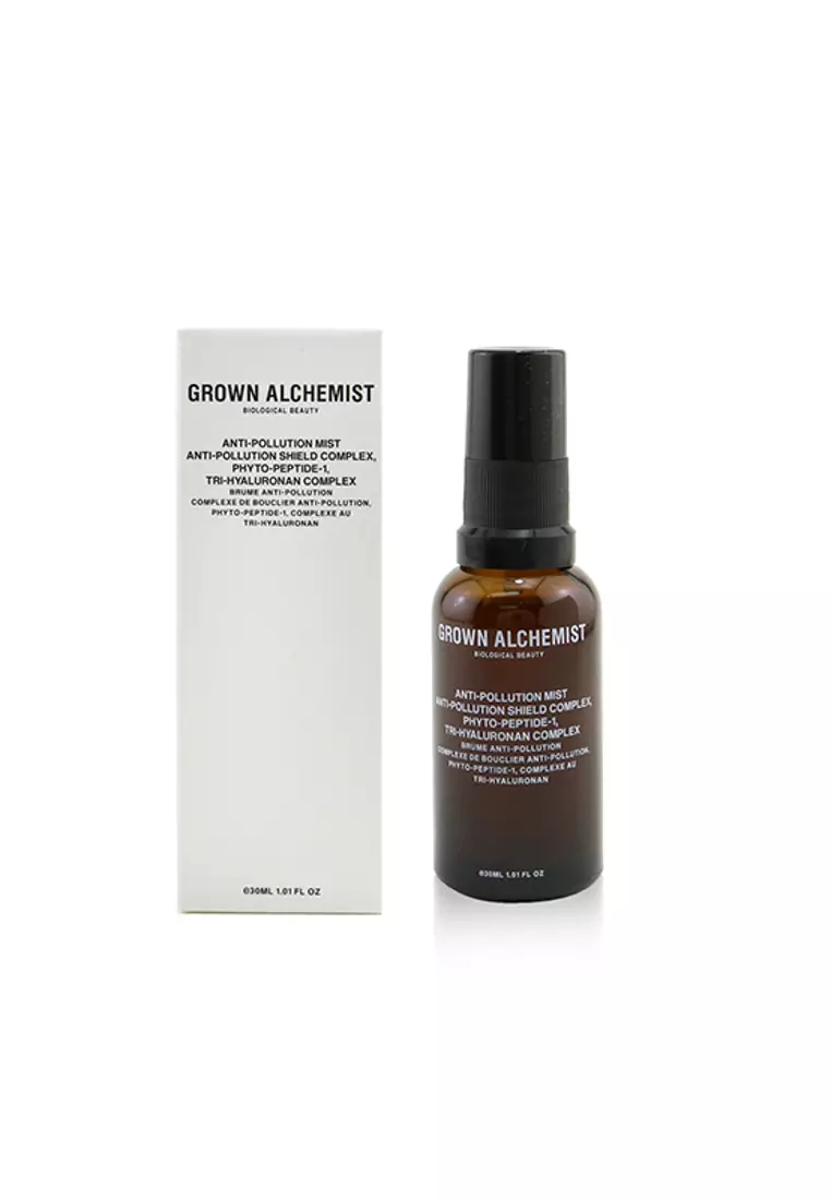 Grown Alchemist - Anti-Pollution Mist - Anti-Pollution Shield Complex, Phyto-Peptide-1, Tri-Hyaluronan Complex 30ml/1.01oz