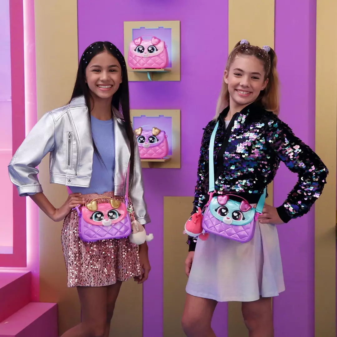 Tiger Head Glam Buddies Surprise Puppy Purse Asst Dee Dee  - Mainan Anak