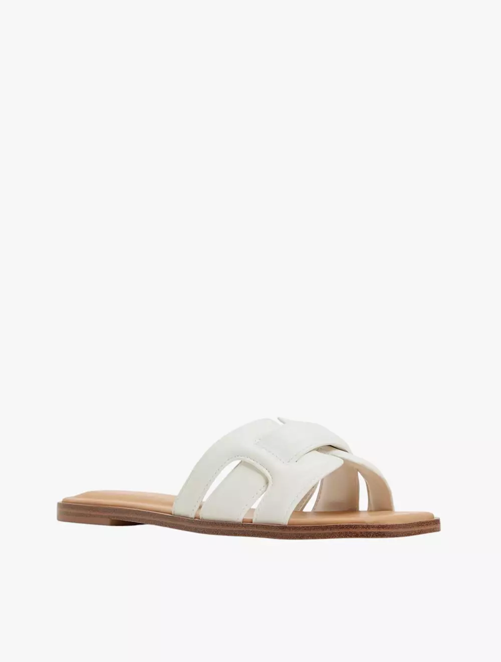 Aldo Eleny Flat Sandals - White