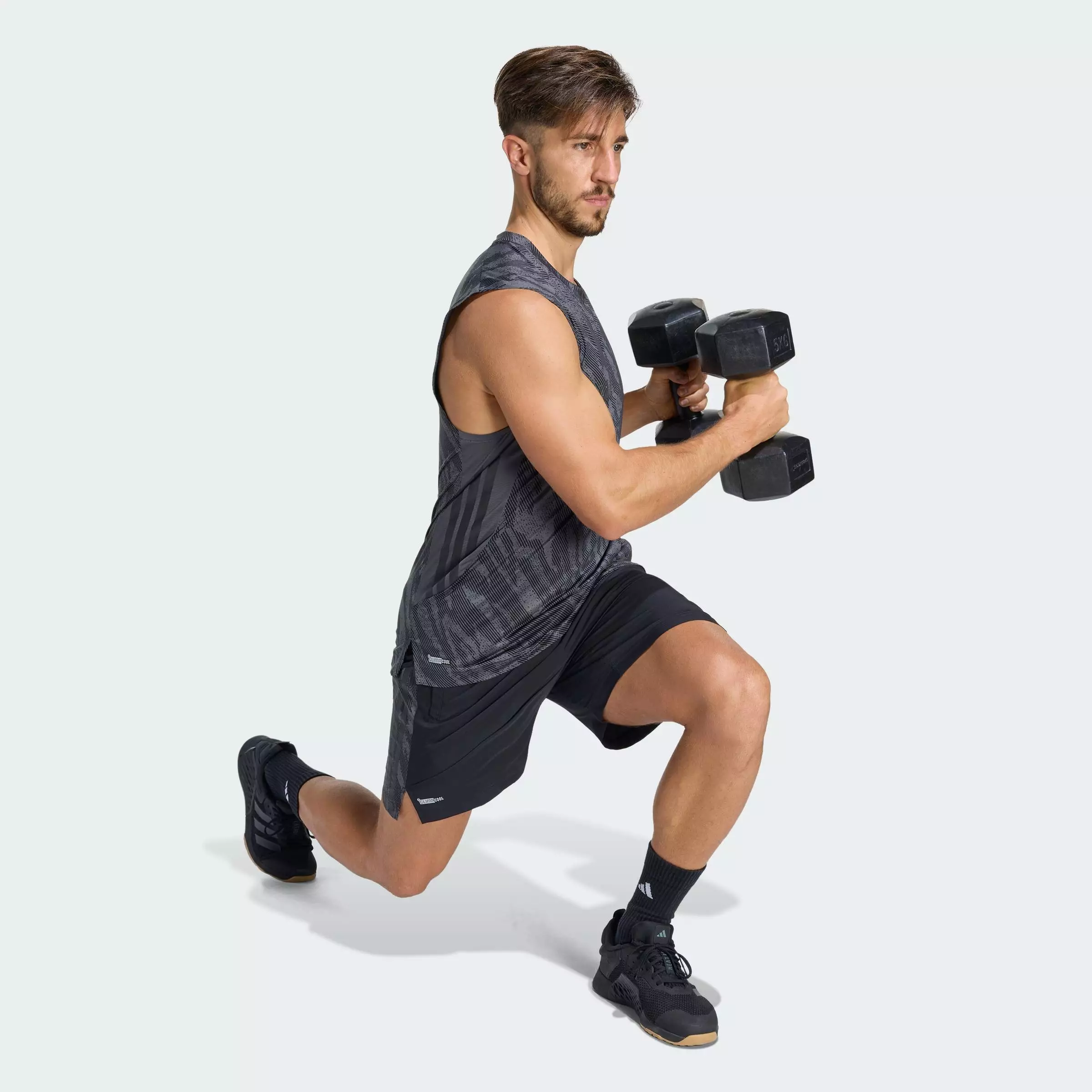 Gym & Training TECH ESSENTIALS WORKOUT SHORTS Men Black KA1214