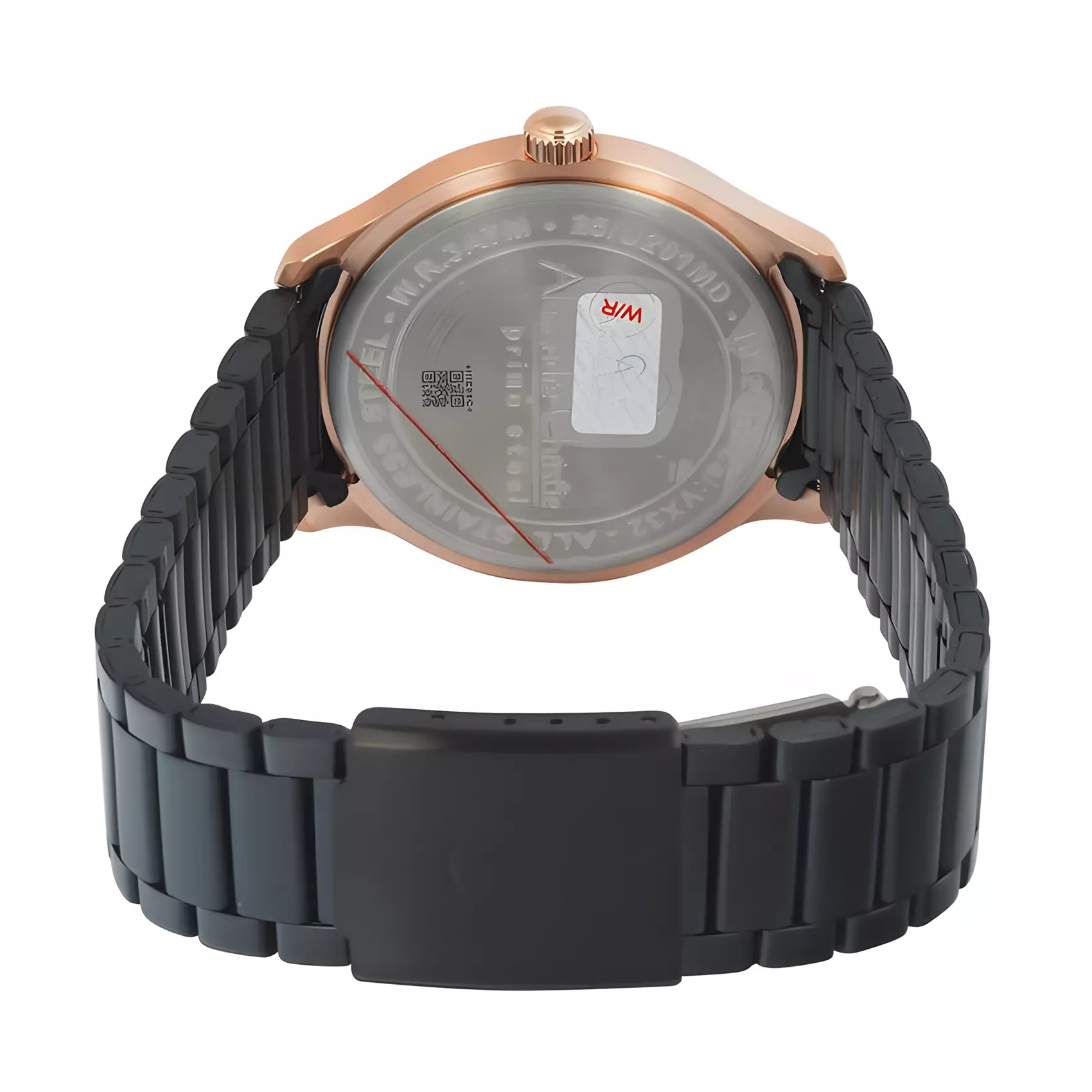 Alexandre Christie Primo Steel - Jam Tangan Analog Pria - Rose Gold Black - Stainless Steel - 1042 MDFBRBA