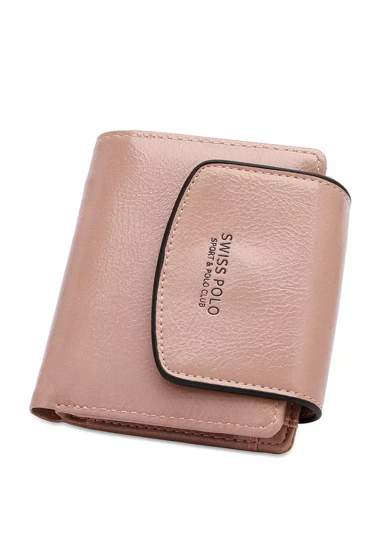 Women's Short Wallet / Purse - Beige