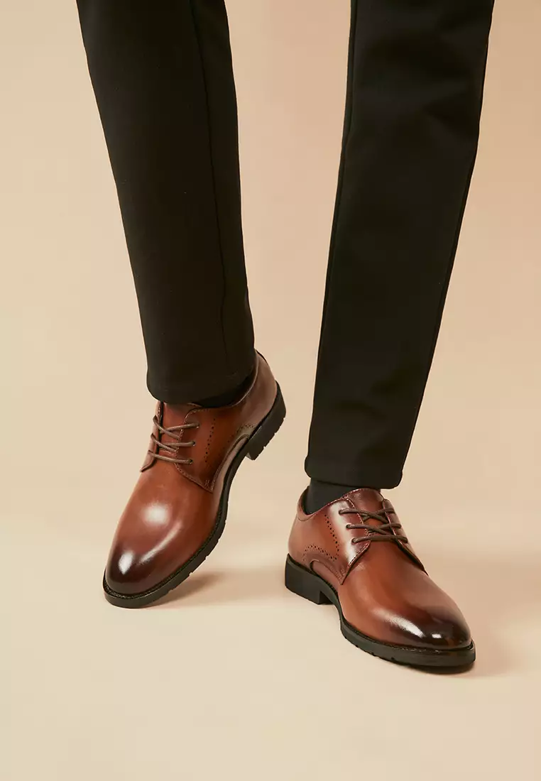 Brogue Leather Derby Shoes KB23KB65