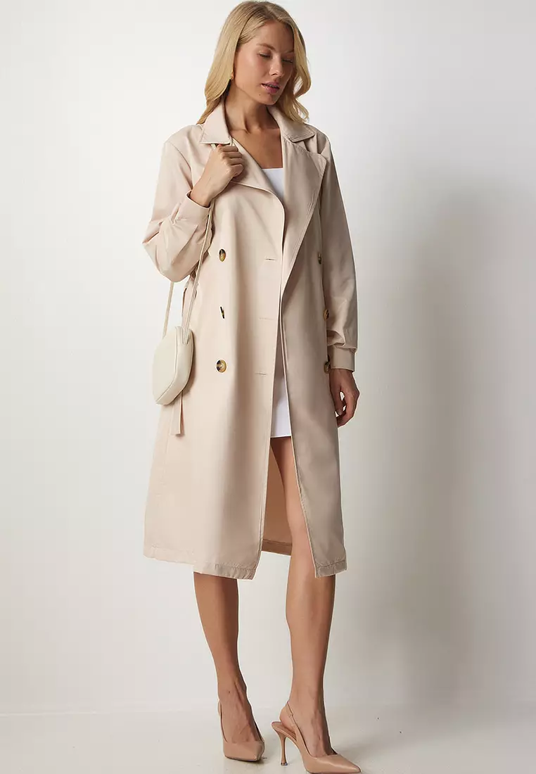 Double Breasted Trench Coat