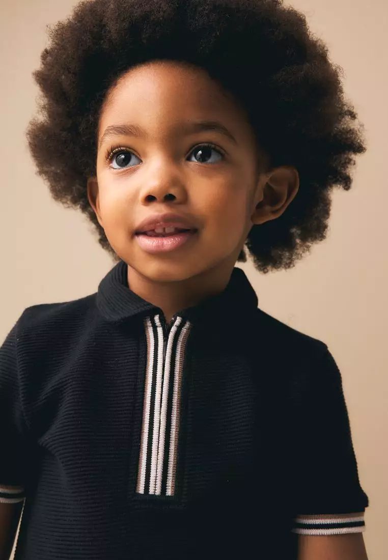 Short Sleeve Polo Shirt And Shorts Set