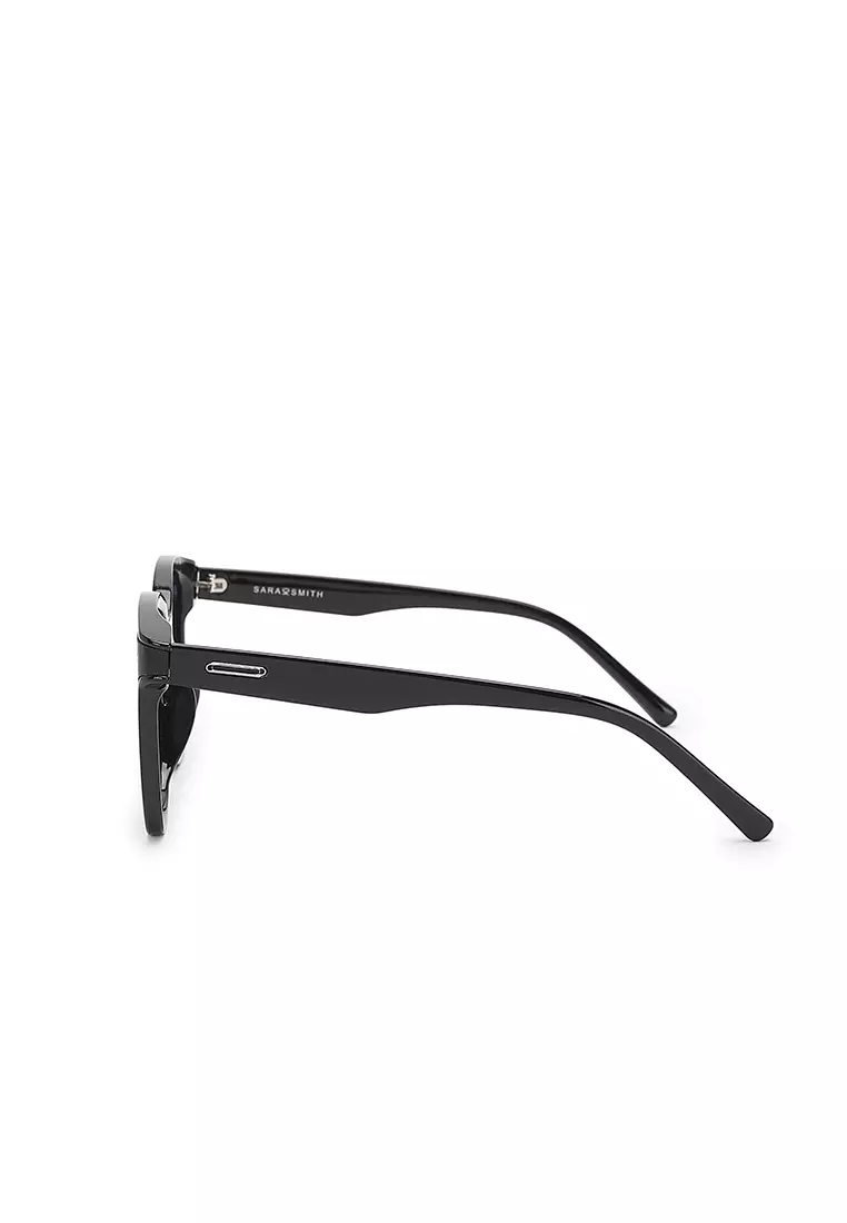 Unisex Fashion Sunglasses - Glossy Black / Grey