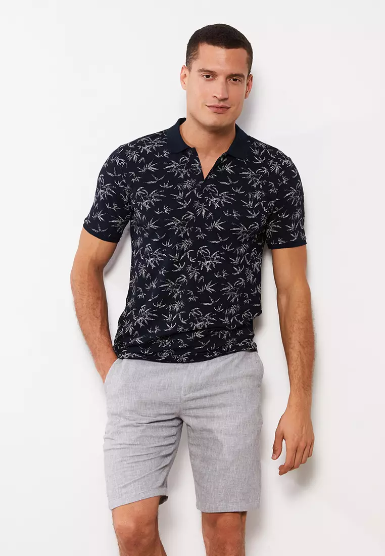 Buy LC WAIKIKI Slim Fit Linen Men's Shorts Online ZALORA Malaysia