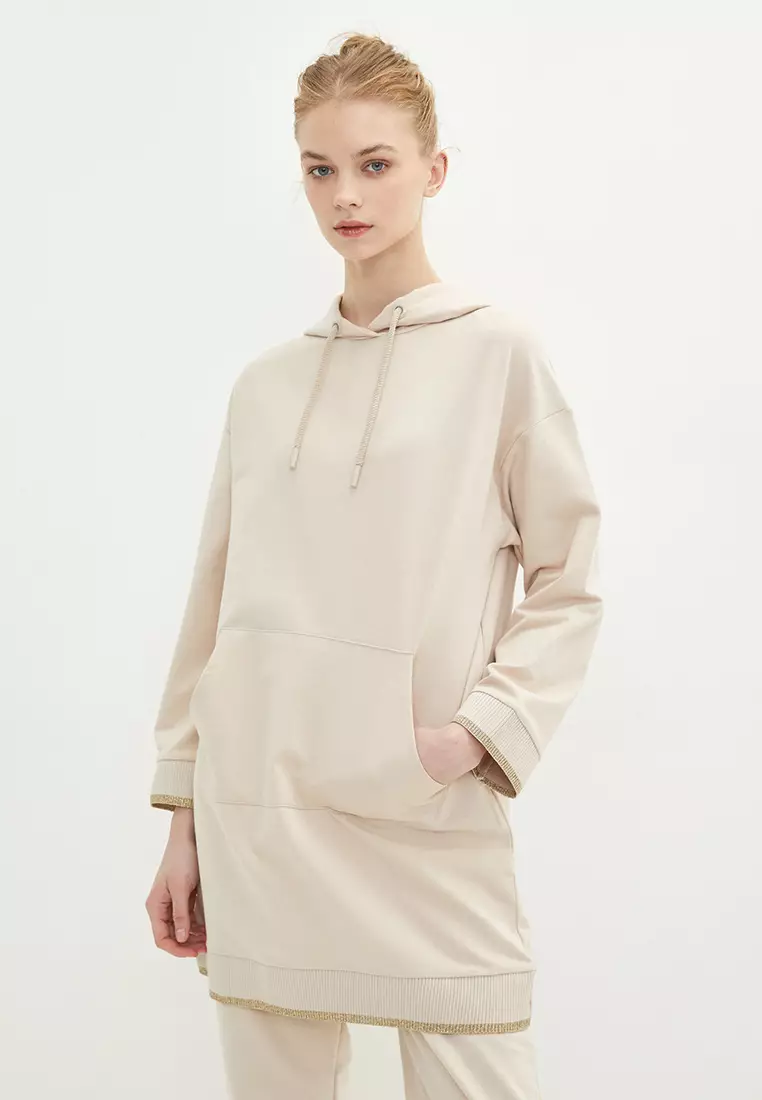 Womens sweatshirt tunic dress on sale