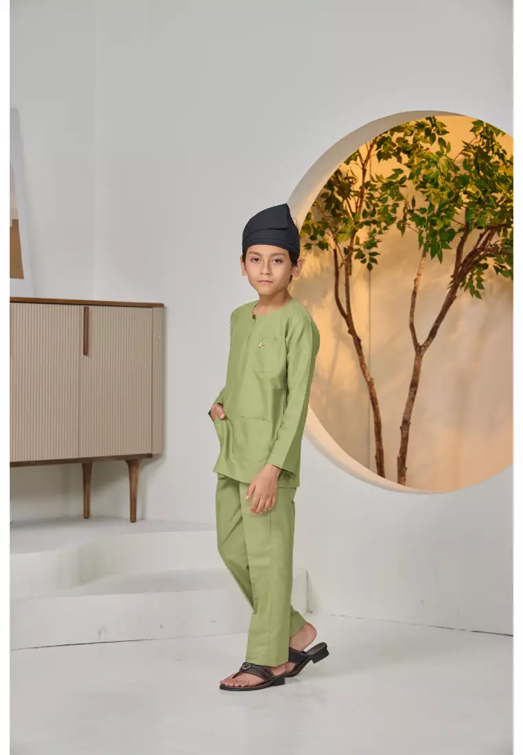 Baju Melayu Moden Teluk Belanga For Kids