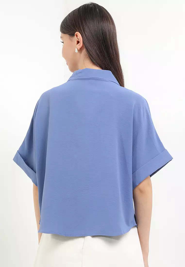 Blouse Mtx Soft Blue - Melody Blouses