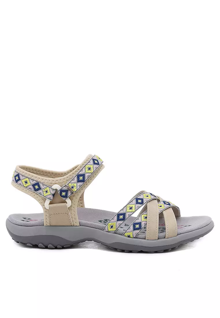 Discount on Twenty Eight Shoes  shoes - SKU: Printed Velcro Strappy Sandals Alm6357-3
