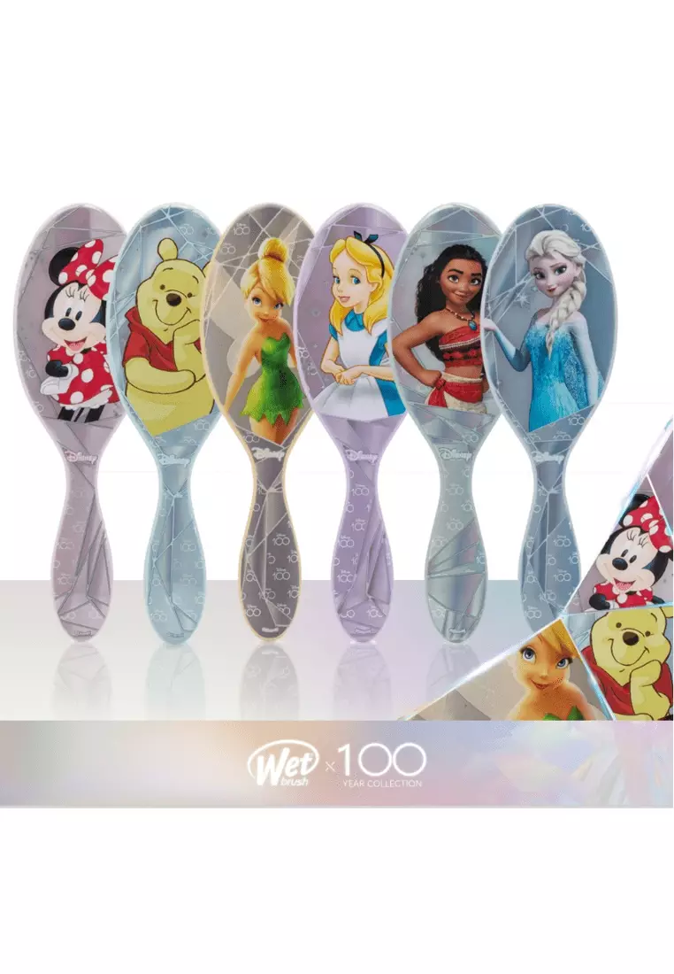 WET BRUSH ORIGINAL DETANGLER DISNEY 100 ANNIVERSARY - TINKERBELL (WB3106)