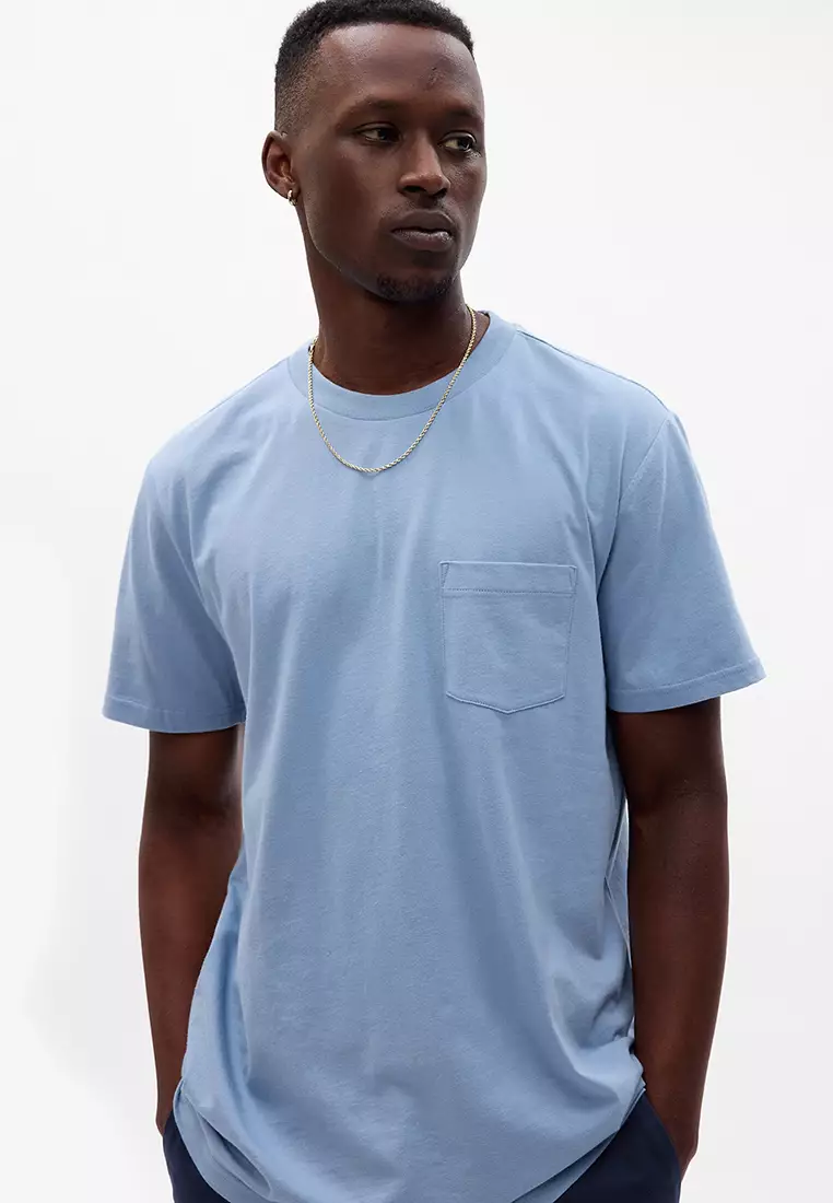 GAP Organic Cotton Pocket Tee 2024 ZALORA