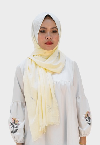 Buy Persian Persian Pashmina Yellow Cream Online On Zalora