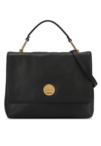 Coccinelle black Liya Medium Top Handle Bag 63120AC385B194GS_1