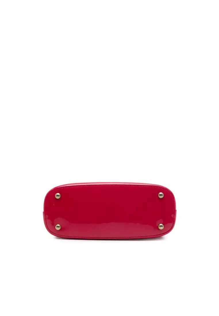 Pre-Loved Gucci Patent Bright Bit Satchel