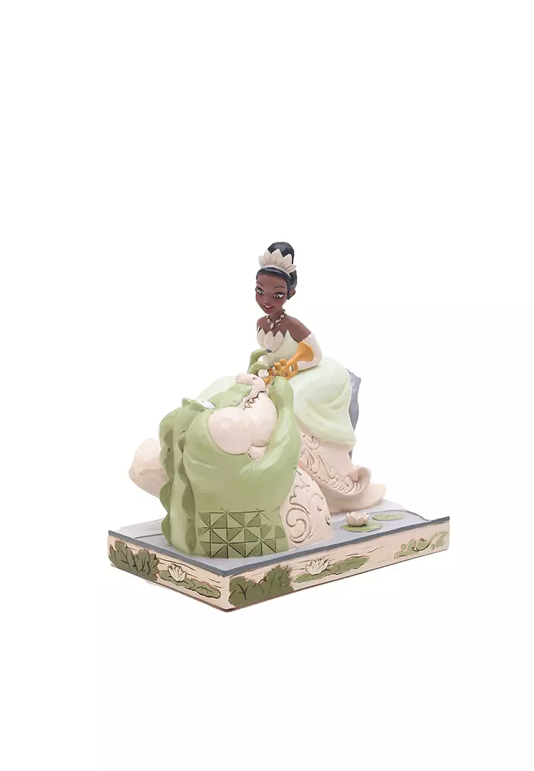Disney Traditions White Woodland Tiana with Louie