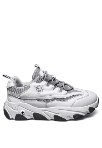 Jual Panarybody Sepatu Sneakers Wanita Casual Warna Abu Original Zalora Indonesia