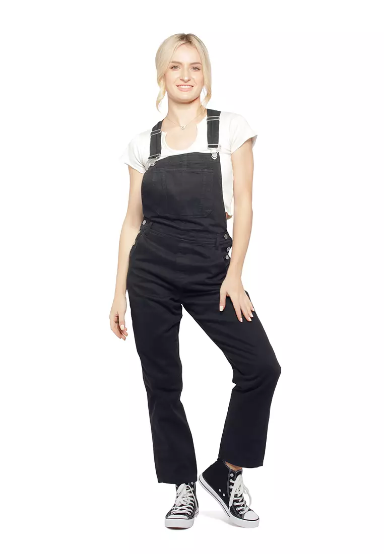 Black Mom Fit  Dungaree