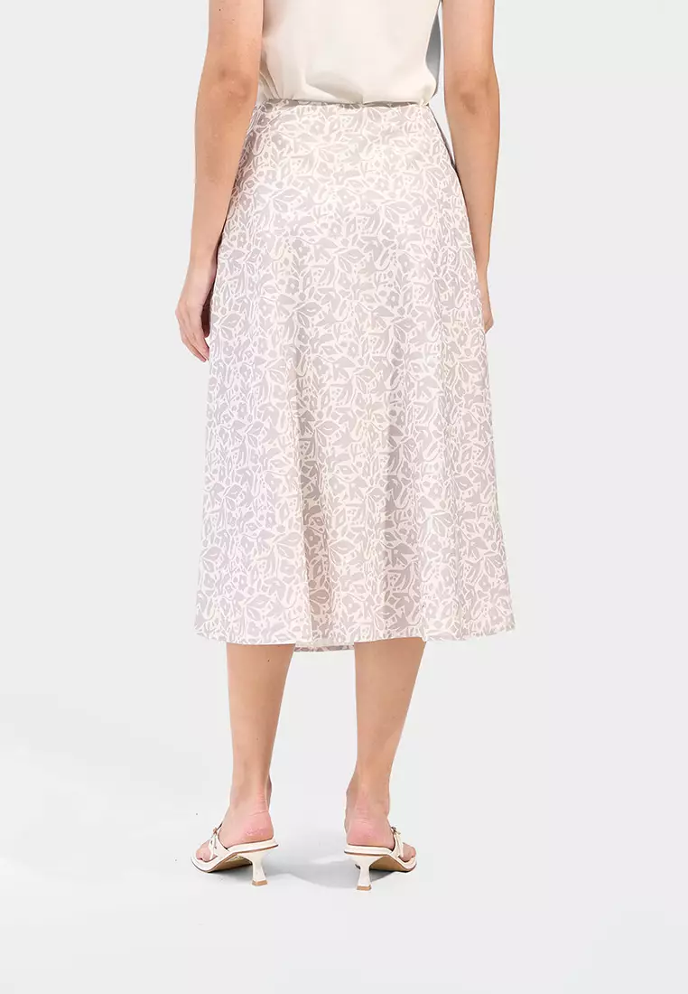 Floral Midi Skirt