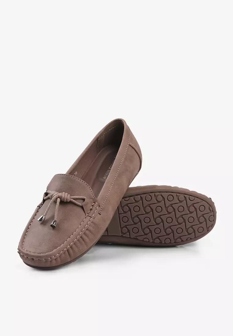 Sepatu Bustong Mules Slip on Wanita L.Hiroko 02 Brown
