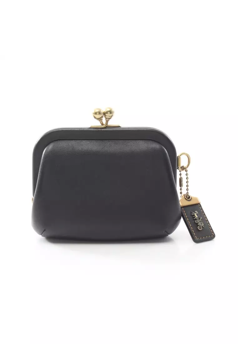 Coach coin purse with clasp Clearance
