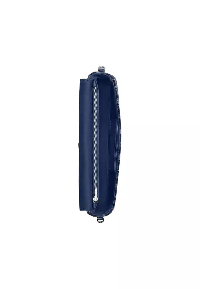 Bolsa Brook Flap Chain Signature Denim CAT60