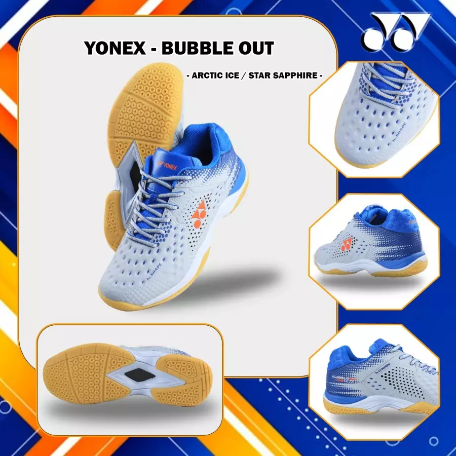 Jual Yonex SEPATU BADMINTON YONEX BUBBLE OUT SHOES TRU CUSHIONARTIC