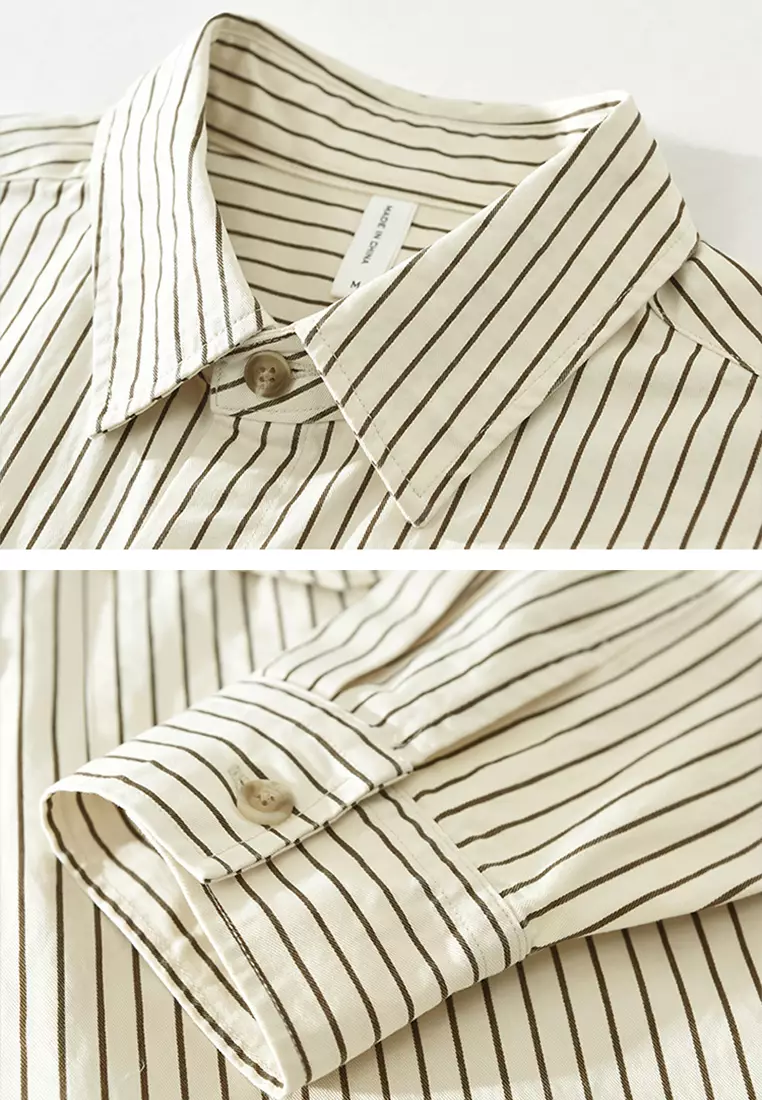 Japanese Striped Casual Shirt WM6968