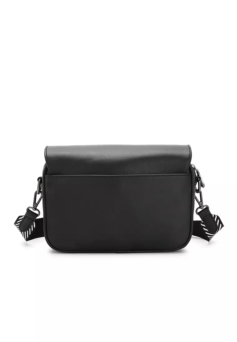 Camo Print Messenger Bag / Crossbody Bag / Sling Bag (斜孭袋) - 黑色