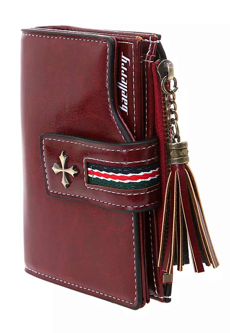 Dompet Wanita Model Pendek Cassual Wallet Many Slot Material PU Leather ORIGINAL