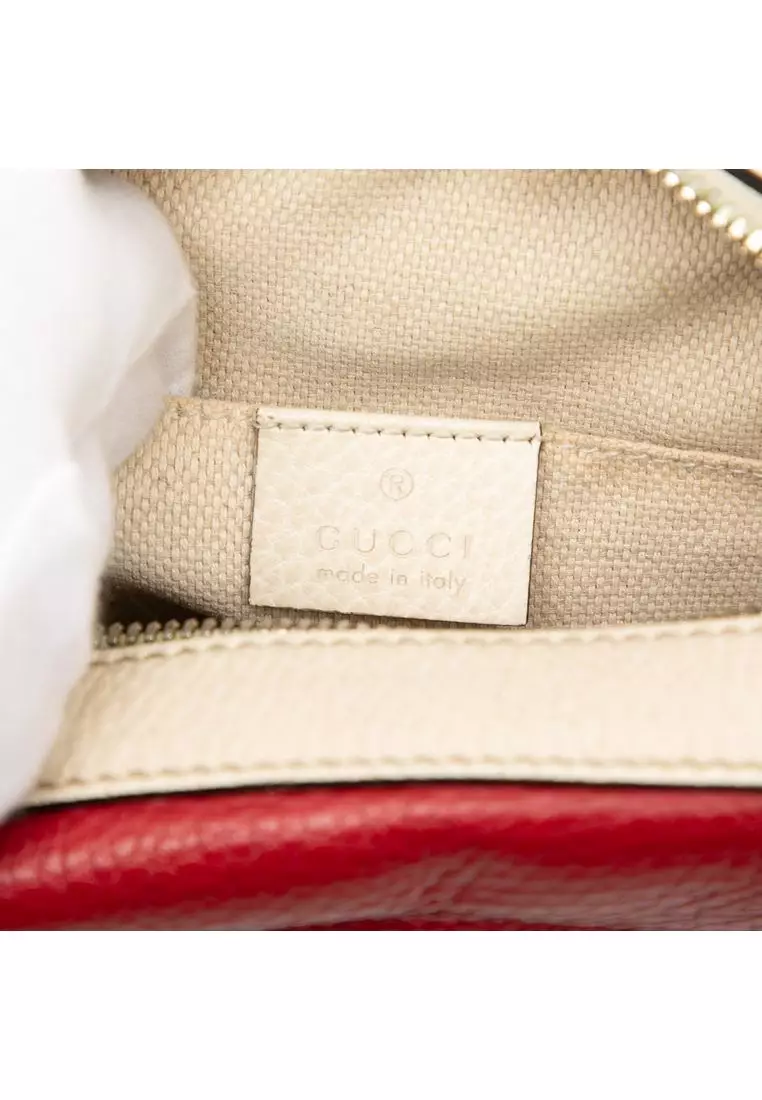 Pre-Loved Gucci Small Tricolor Leather Soho Disco Crossbody