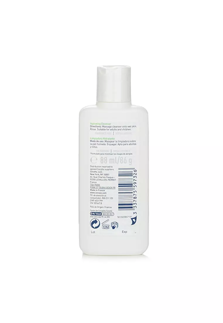 Cerave - Cerave Hydrating Cleanser Cream For Normal To Dry Skin 88ml/3oz