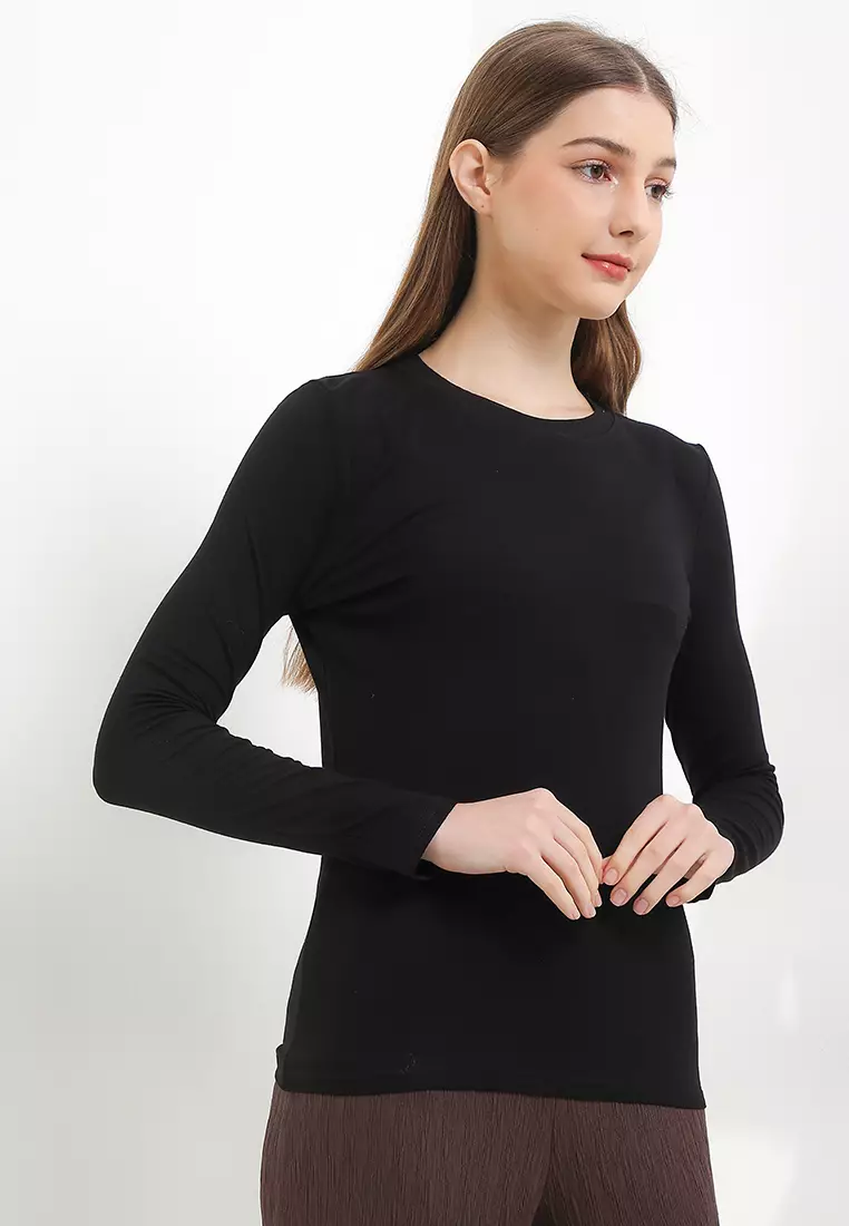Jual Chic Simple L/S Inner Blouse Original 2026 | ZALORA Indonesia