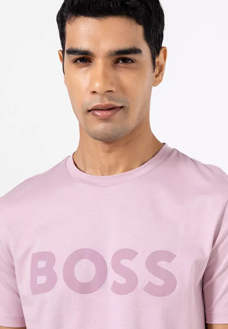 Logo Cotton Jersey T-Shirt - BOSS Orange