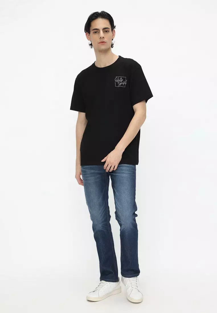 NX T-Shirt Cotton Combed Tebal Sablon Bordir Pria 207370331