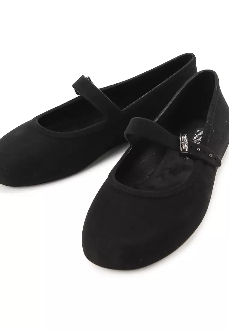 Ballet Flats Melissa Shoes Womens Campana Flat In Metallic Gold