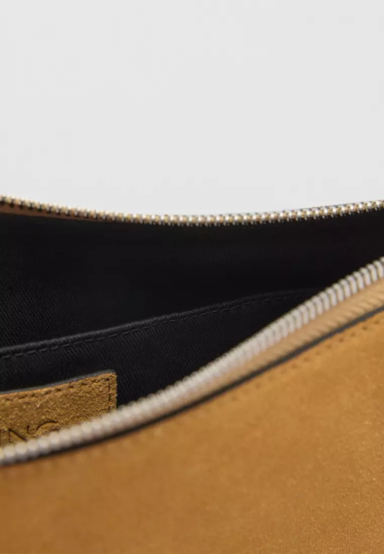 Stud Leather Shoulder Bag