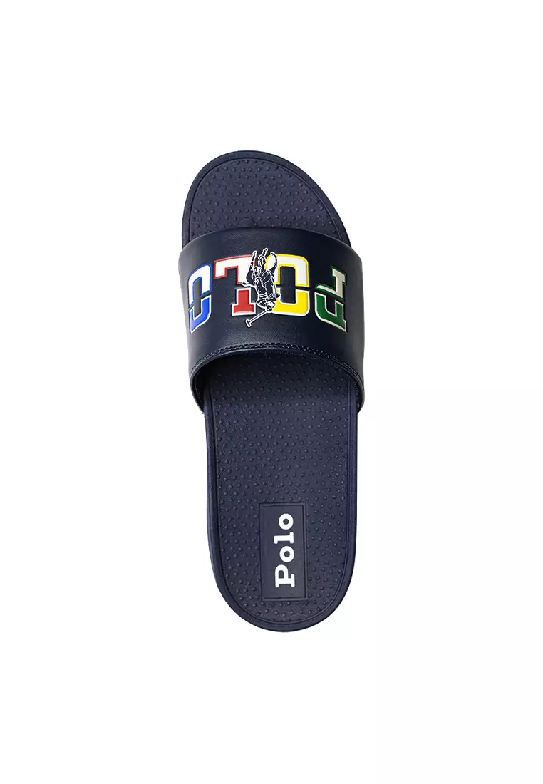 Fairview Polo Graphic Sandals- Navy/Multi (618410)