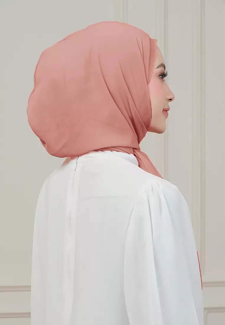 HIJAB INSTAN MAGNET SYIFA - PEACH