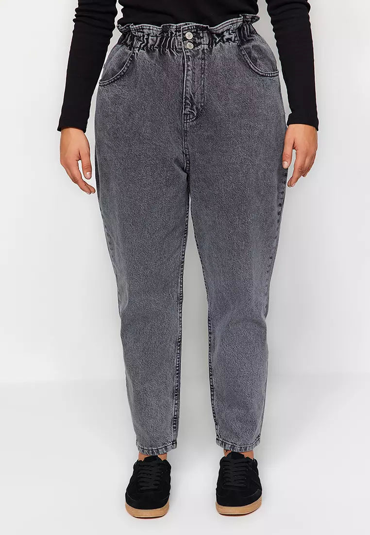 High Waist Mom Fit Jeans