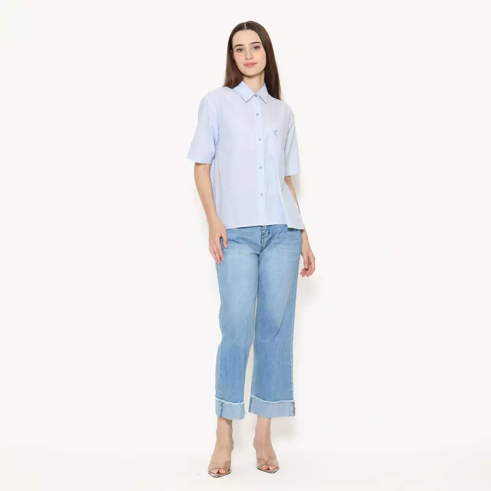 Rodeo - Blouse Wanita - Levina Blouse - Blue