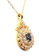 BELLE LIZ gold Lea Blue Diamonds Gold Necklace 3FCFBAC74CD057GS_2