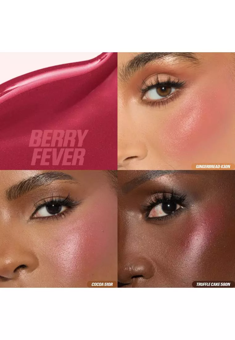 HUDA Beauty Blush Filter Soft Glow Liquid Blush Berry Fever