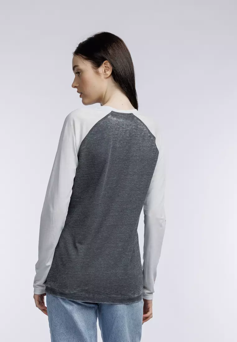 Harley-Davidson Screamin' Eagle® Raglan Long Sleeve Burnout Tee