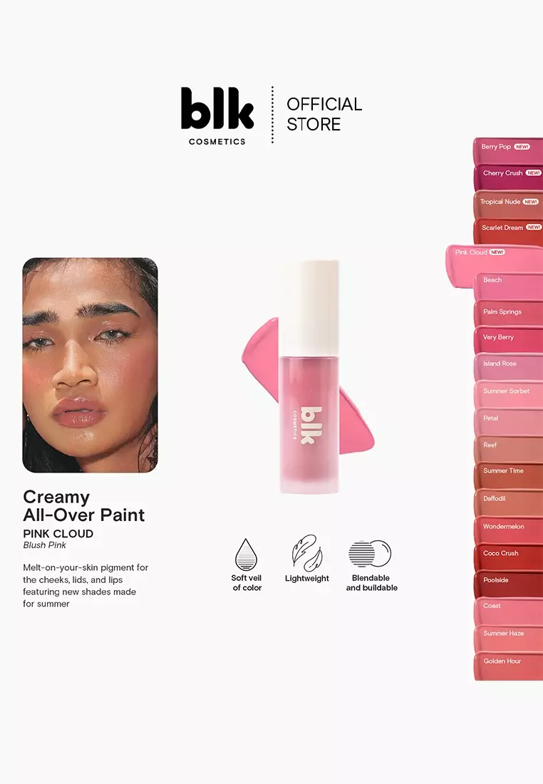 fresh creamy all over paint - pink cloud