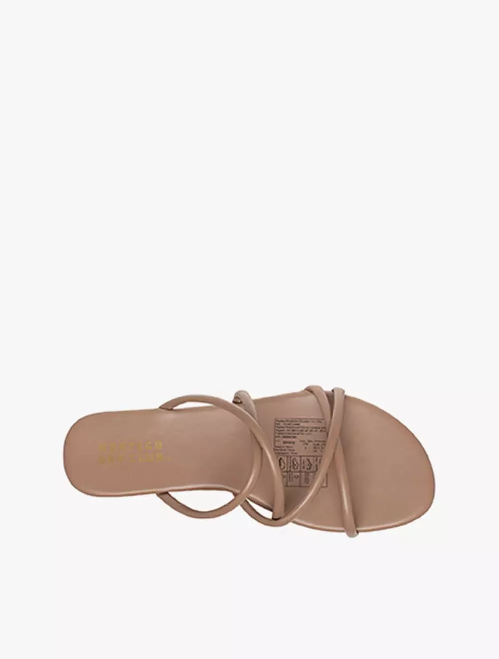 Payless Montego Bay Club Womens Chima Strappy Sandals - Dark Nude_05