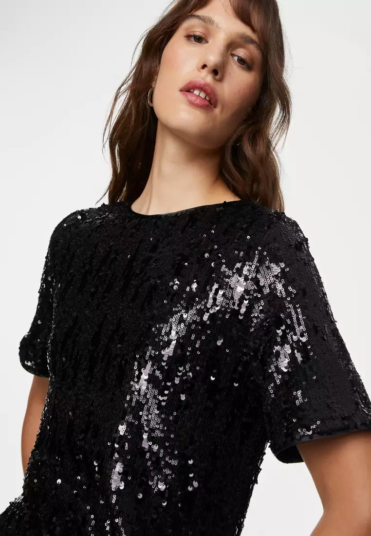 Buy MARKS & SPENCER Sequin Top 2024 Online | ZALORA Philippines