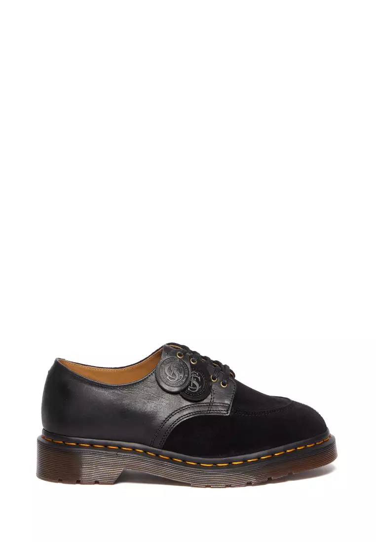 Discount on Dr. Martens  shoes - SKU: 2046 Black Regency Calf & Black Repello Calf Suede Men